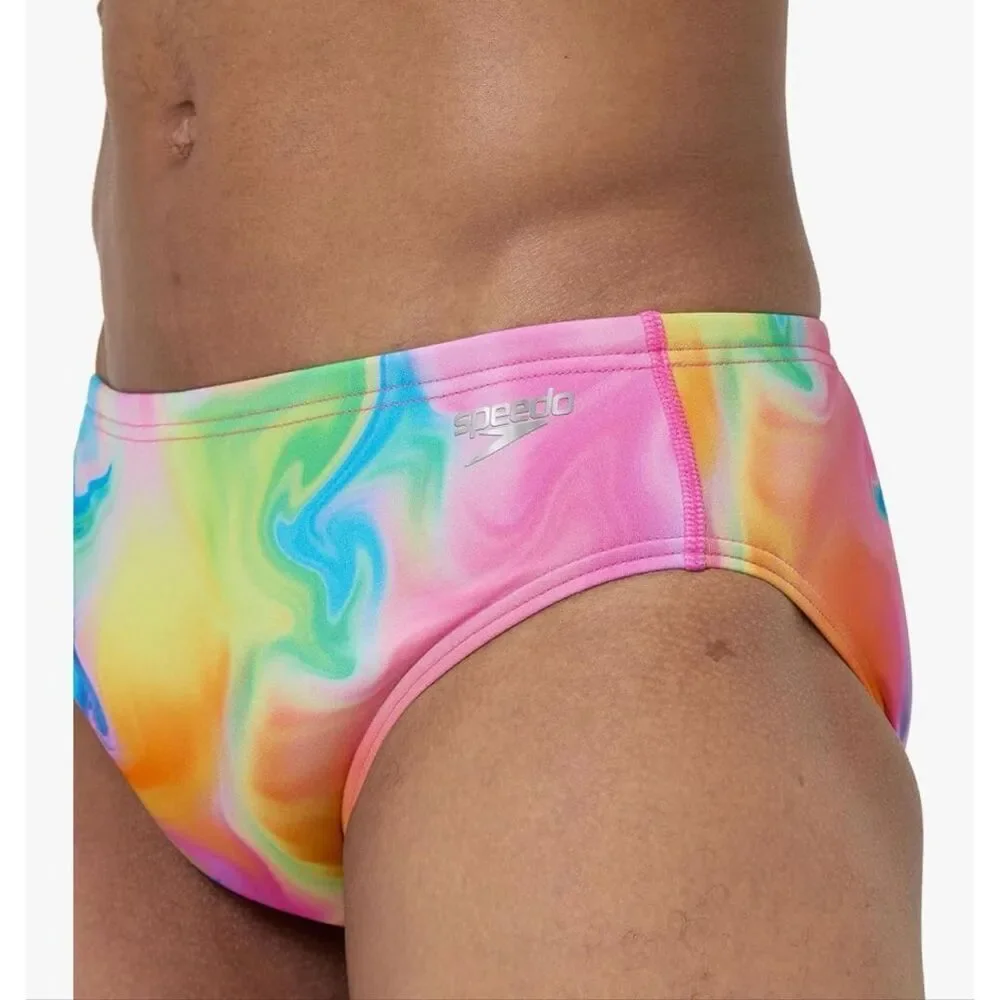 Speedo Pride Swimsuit Brief Endurance+ The One Competitive Hula Blend Size 30